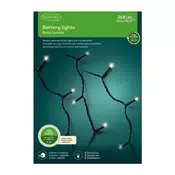 Led novogodišnje lampice baterija 8 funkcija topla bela L2750cm Lumineo 497261