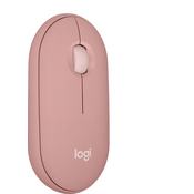 Logitech M350S Pebble Mouse 2 - kompaktna Bluetooth miška - roza