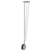 KRILLE Nogar na tockic, bela, 70 cm