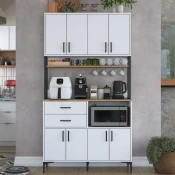 Hanah Home Komoda JE180 3403, 120x218.6x40 cm, Bela