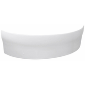 Sprednja plošča ORAVA, vključuje komplet za pritrditev, desna - Bela - 150.00 - 24 - 51.00 - ABS/akrilat - Desna plošča - Aqualine - AQUALINE BATHTUBS - 150x51 cm