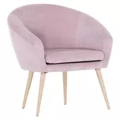 FOTELJA tekstil ružicasta