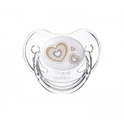 Canpol orthodontic baby silikonska varalica 6-18m 22/566 newborn baby 1kom - hearts ( 22/566_bei )