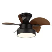 Globo 03670-LED prigušiva plafonski ventilator KARI LED/22W/230V 3000/4500/6000K braon+daljinski upravljac