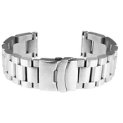 Metalni kaiš - MK24.43 Srebrni 24mm