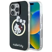 slomart Etui Hello Kitty IML Fun Bow Magsafe za iPhone 16 Pro - črno