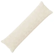Vidaxl Prevleka za blazino HOUTEN Bela 40 x 145 cm Umrli Zajčji Krzno