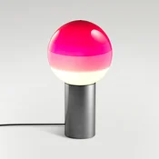 MARSET namizna svetilka Dipping Light, višina 22 cm, roza/grafit - Dnevna soba/jedilnica - Dizajn - roza, grafit - Steklo