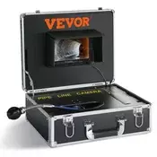 VEVOR Kanalizacijska kamera H6 385x320x150 mm 50 m 7-palčni zaslon vodoodporna