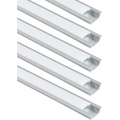 V-TAC ALU profil za LED trak 2m VGRADNI - 5kom komplet