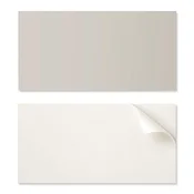 shumee Vinilna dekorativna plošča z grafiko za kuhinjo ali kopalnico 100x50 cm svetlo kremne barve