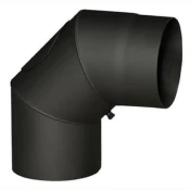 Kaminski koleno ¤150mm/kot 90° čistilna luknja CZ