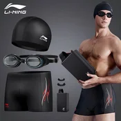 Li-Ning Muški set za kupanje 333, Dioptrija -2.00, Crna
