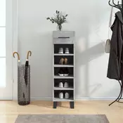 Vidaxl vidaXL Omarica za čevlje betonsko siva 30x35x105 cm