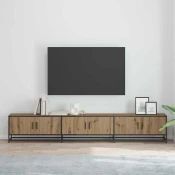 TV Jedinice 2 pcs Umjetnicki hrast 240 x 35 x 41 cm