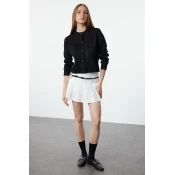 Trendyol Black Crew Neck Knitwear Cardigan