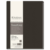 Strathmore Serie 400 Toned Gray Hardbound Book Skicirka 28 x 22 cm 118 g