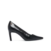 Tommy Hilfiger Čevlji z visoko peto Squared Toe High Heel Lth Pump FW0FW09510 Črna