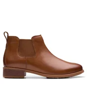 Clarks Gležnjarji Chelsea Havisham Top 26178718 Rjava