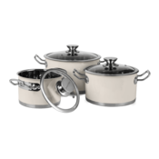 Vintage Cuisine 3-delni set loncev iz nerjavečega jekla