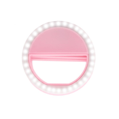 Selfie bliskavica RK-12 Ring Light, USB, Teracell, pink