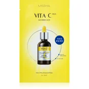 MISSHA Maska za obraz z vitaminom C Vita C Plus (maska v obliki ampule) 27 g