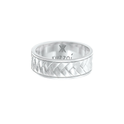 KUZZOI Prstan srebrna