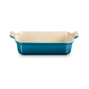 Posoda za pečico HERITAGE 26 cm, 2,4 l, DEEP TEAL, kamnita posoda, Le Creuset