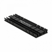 DELOCK Pasivni Hladilnik za M.2 NVMe SSD 70mm flat črn