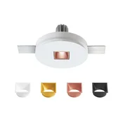 VGRADNA SVETILKA ZA UPORABO V OMETU IP40/660lm/3000K BELA RAL 9003 RELIEF LL8837