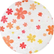 Oranžna/slonokoščena pralna otroška preproga o120 cm Fall Flowers – Vitaus
