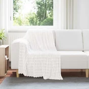 Pokrivaci za bacanje 6 pcs Bijelo 150 x 130 cm Runo