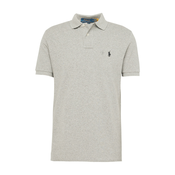 Polo Ralph Lauren  Polo majice kratki rokavi POLO AJUSTE DROIT EN COTON BASIC MESH LOGO PONY PLAYER  Siva
