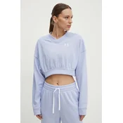 Pulover za vadbo Under Armour Rival vijolična barva