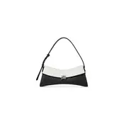 Karl Lagerfeld Torba za čez ramo K/Autograph  črna / bela