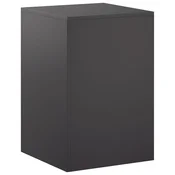vidaXL Stojalo za rastline Črna 40 x 40 x 60 cm Jeklo