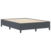 vidaXL vidaXL Postelja Temno Siva 160x200 cm Corduroy Tkanina, (22049268)