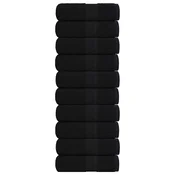 Rucnici za goste FROGN 10 kom. Crni 30x50 cm 360 g/m2