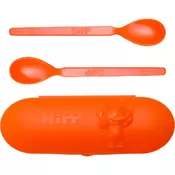Hipp Spoons Set set pribora za jelo Orange(za putovanje)