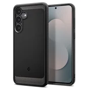 Spigen ZAŠČITNI OVITEK SPIGEN RUGGED ARMOR ZA GALAXY S25 FE, MAT ČRNE BARVE, VISOKE KAKOVOSTI