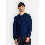 REELL Coverstitch Crewneck Sweater indigo