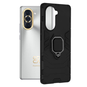 Infostyle Silikonski ovitek "ring" za Huawei nova 10 - Črna