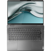 Lenovo Yoga 7 14ARB7 Hibridni (2-in-1) 35,6 cm (14) Ekran osjetljiv na dodir 2.2K AMD Ryzen™ 5 6600U 8 GB LPDDR5-SDRAM 512 GB SSD Wi-Fi 6 (802.11ax) Windows 11 Home Sivo