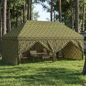 vidaXL Nadstrešnica s 4 stranskimi stenami 2,9 x 5,8 m