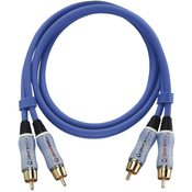 Oehlbach Priključni kabel Oehlbach, 2 x moški cinch konektor/2 x moški cinch konektor, moder, 2 m