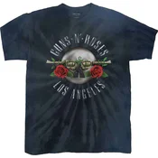 Guns N Roses Los Angeles (Wash Collection) Dip-Dye On Black L Majica