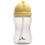 Sportska boca sa slamkom Lorelli - 300 ml, žuta