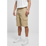 Mens Big Cargo Bermuda Union Shorts Beige