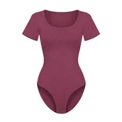 cfab Oblikovanje postave Tshirt Sculpting Bodysuit with Slip mauve