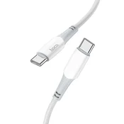 Hoco Kabel USB-C na USB-C Hoco PD 3A 60 W, 1 m, X70, bel